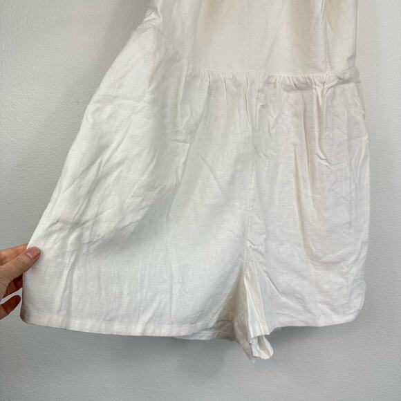 Old Navy White Halter Romper - Picture 4 of 11